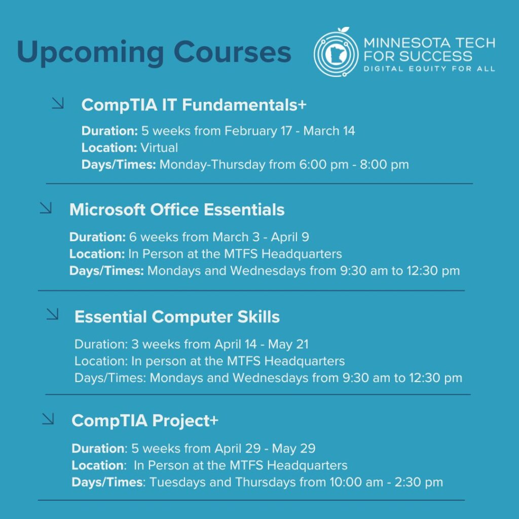 MTFS Courses