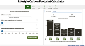 Our lifestyle carbon footprint calculator