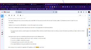 Email received from Benevity Causes