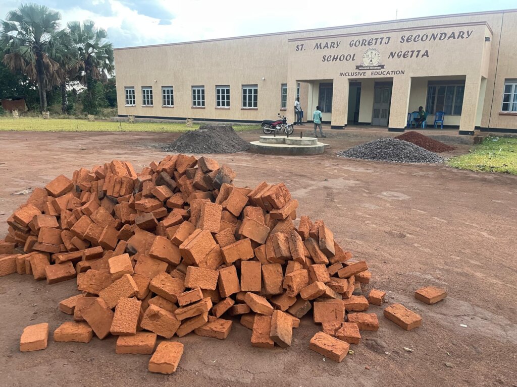construction of ramp at st. Mary Goretti