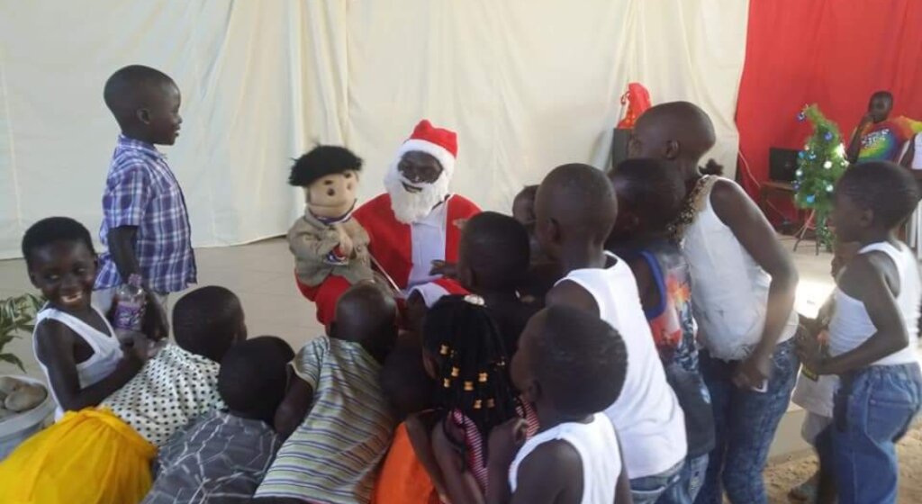 Christmas celebration for 500 kids in Rural Uganda