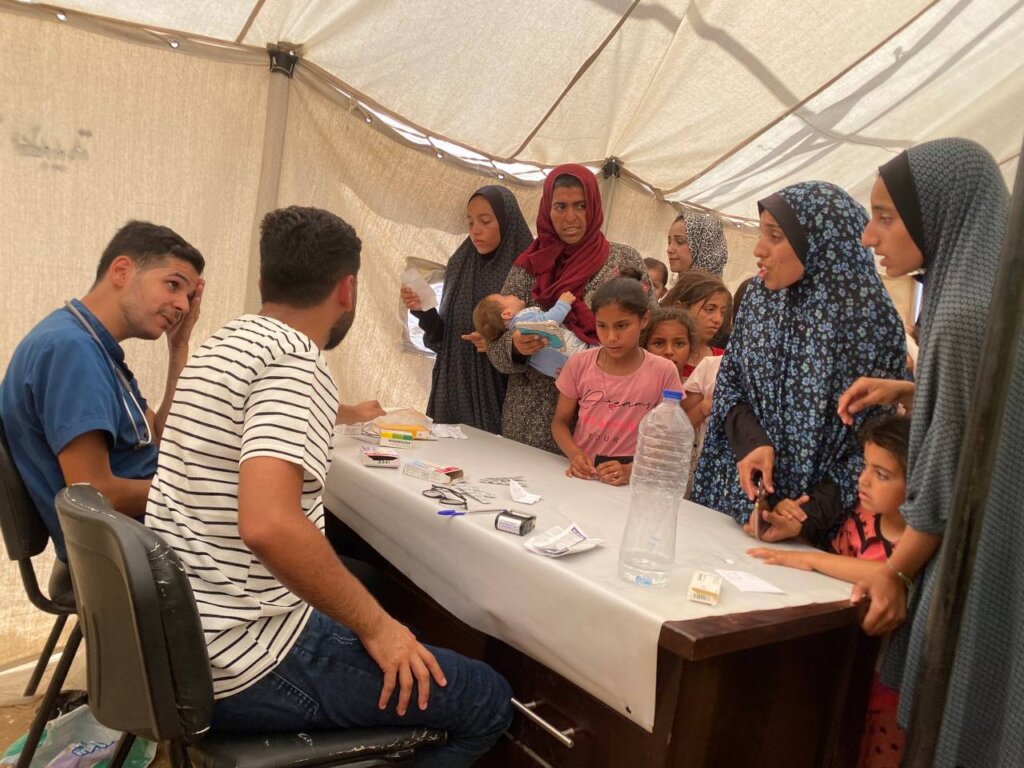 Medical Care for Displaced Palestinians
