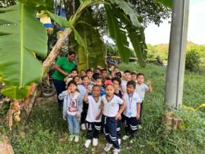Children learning about sustainability