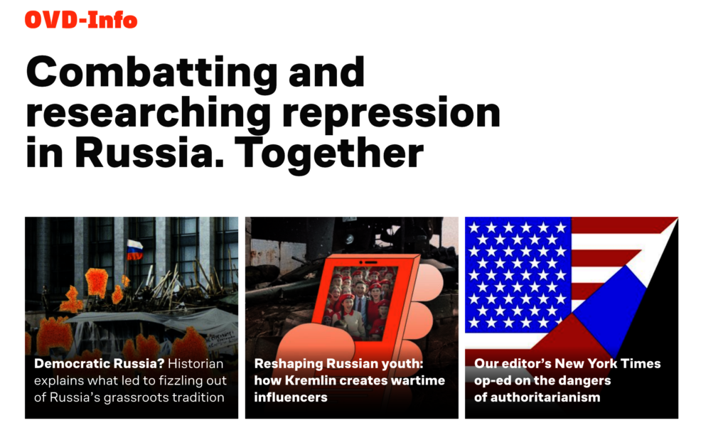 Combatting and researching repression in Russia
