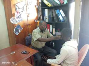 A health checkup in progress