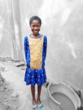 This little girl love school