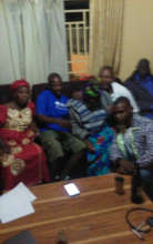 Home visit for a health check by the Project Nurse