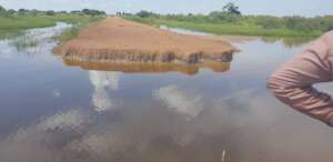 Road is completely cut off in Twic County