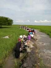 Escape from the floods is a dangerous journey