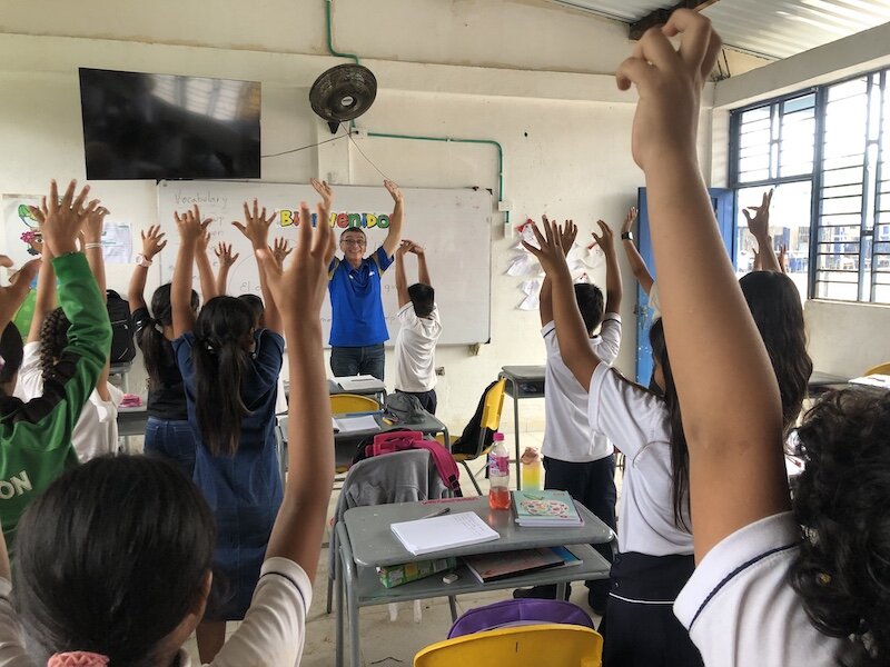 Action teaching class