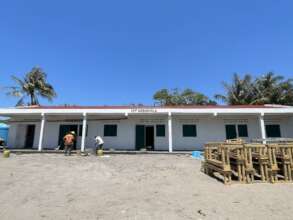 The new school building