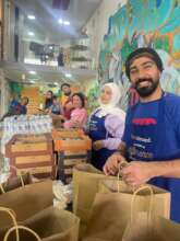 Our volunteers packaging the REMs