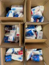 the inside of a hygiene kit