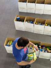 monthly food parcels