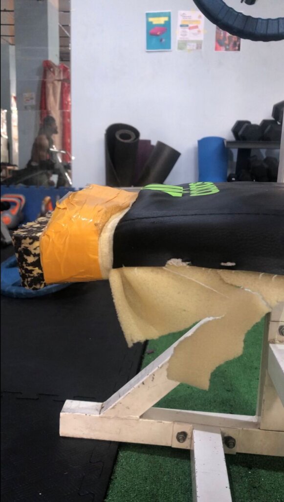 HELP US REPLACE OUR WRECKED GYM EQUIPMENT