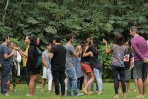 Meeting at Sitio da Cachoeira