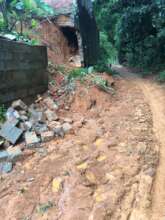 Flooding and landslides in the neighborhood