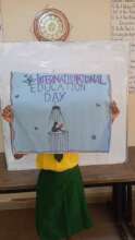 Students creative Education Day flyers