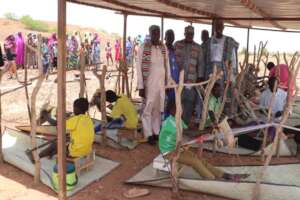 Celebrating the new school in Kirubbe Keyna