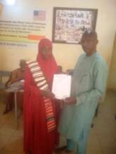 A student gets her exam results