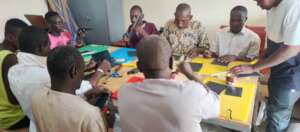 Training begins in leatherwork at the new atelier