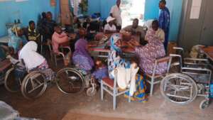 Training leather workers who are polio survivors