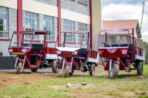 Electric three wheelers fabricated at Tumaini