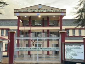 Gate branding of the new building