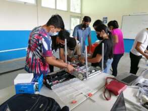 High Schools Students using Technology