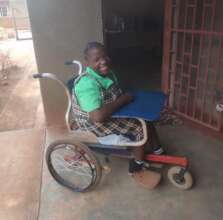 Betty attending Walela School in Zambia