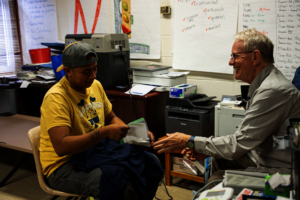 Americares conducts a medical consultation