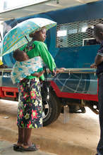 Mobile Banks reach clients in remote areas.