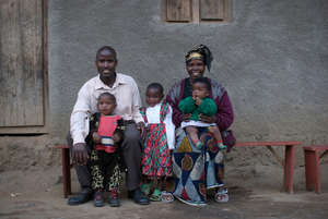 Client Clementine Uzabakiriho and her family
