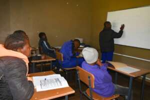 Student illustrating