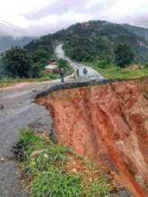 Malinaltepec Mountain road