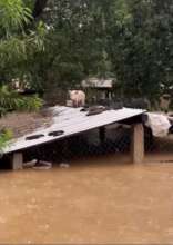 Cacahuatepec flooded house