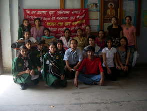 Community helpers at a recent screening camp