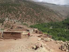 Desks for earthquake-damaged school in Morocco