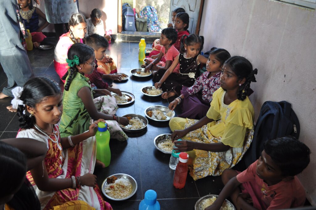 Nutritious healthy meals to tribal children