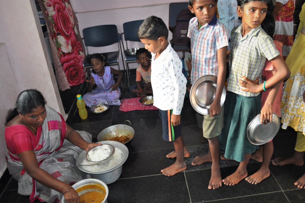 Nutritious healthy meals to tribal children