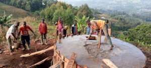 A Constructed Water Tank in Ngamantse Community