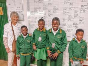 Rosie with some Happy Beneficiaries