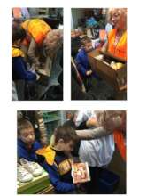 Distributions of emergency packages for kids