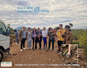 HELP our team of YOUNG volunteers to PLANT TREES