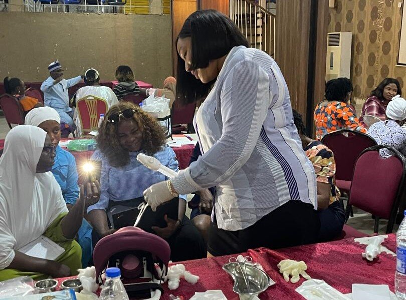TIERs Doctor at a SRHR and GBV training