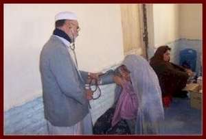 Mobile Clinic Doctor and Patient