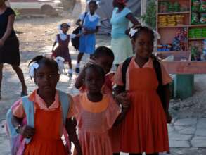 Girls spending time together