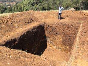 A new water reservoir is being dug in Garo Korpha