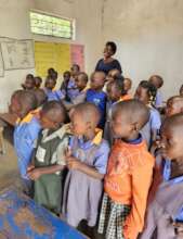 some of the beneficiary children at Kahendero Sch.
