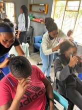 On the job training on beauty and salon skills